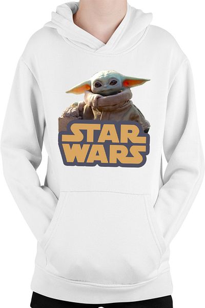 OEM Hanorac copii Star Wars Baby Yoda Cute Small Logo Power