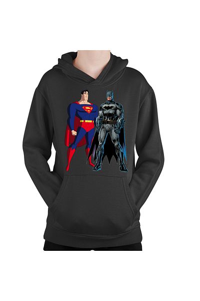 OEM Children's sweatshirt Superman Batman Drawing All Stars Marvel