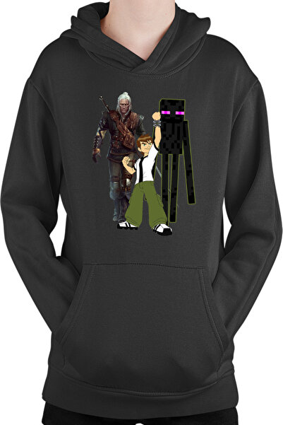 OEM Hanorac copii Ben 10 Watch Minecraft Enderman Witcher Gerald Sword