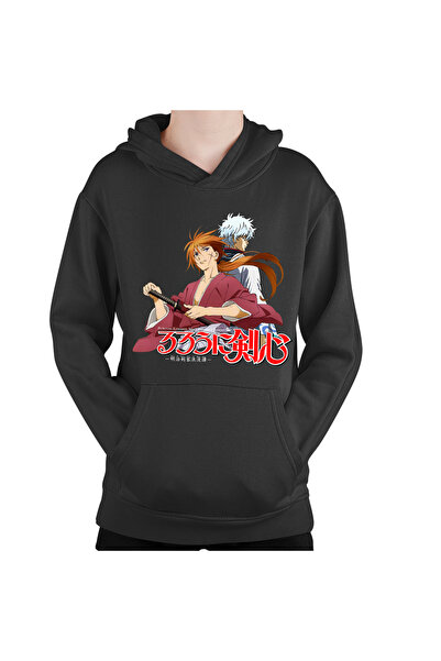 OEM Hanorac copii Rurouni Kenshin Gintoki Kenshin Back