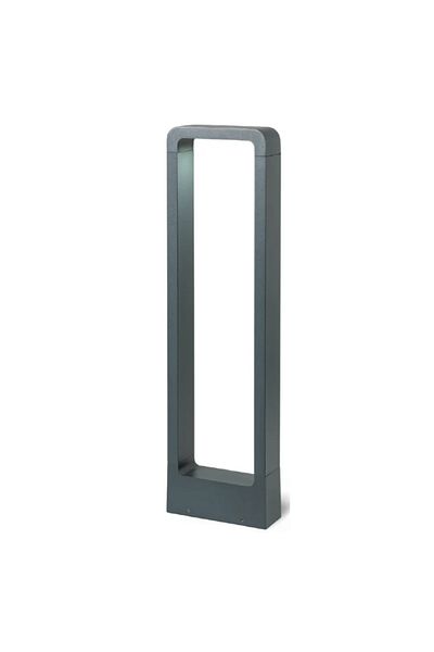 LUXXO Stalp pentru iluminat exterior echipat LED, Medina M, 12W, H=60cm, IP65, Negru