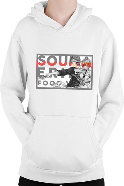 OEM Children's Hoodie Food Wars Souma Erina Manga Knife Anime Red