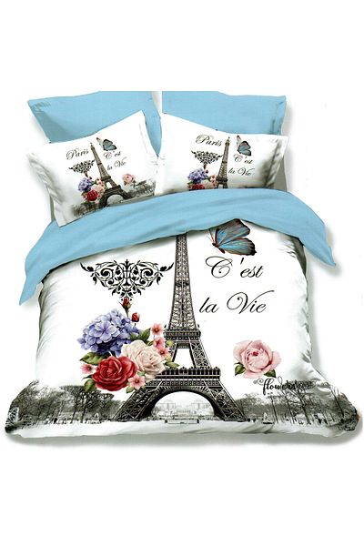 Pucioasa Finet 3D Bed Linen - 6 Pieces (Fn3D86)
