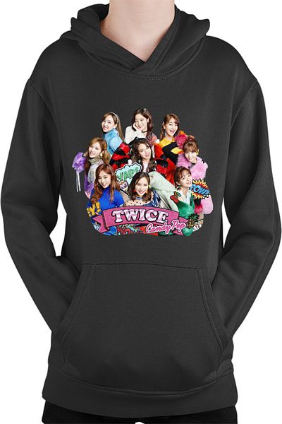 OEM Kids Hoodie Twice K-Pop Idol Group Popular Music Korea