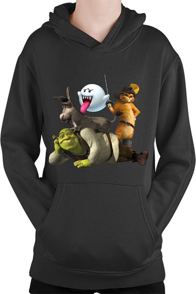 OEM Children's sweatshirt Shrek Mario Cat Donkey Ghost