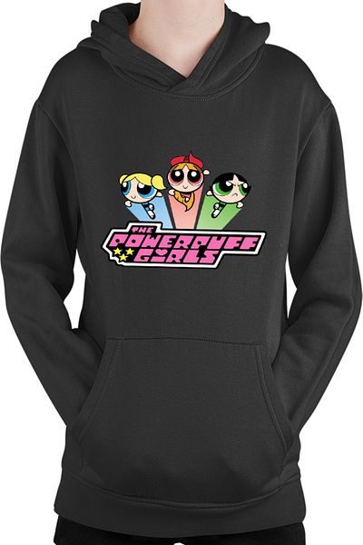 OEM Hanorac copii The Powerpuff Girls Logo Trio Adventure Funny
