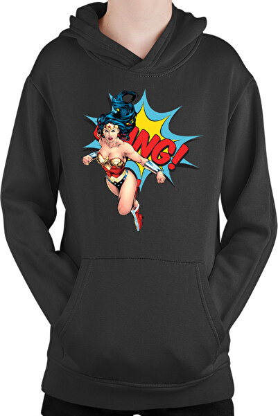 OEM Hanorac copii Wonder Woman Bang Super Girl Powers Stunning Marvel Action