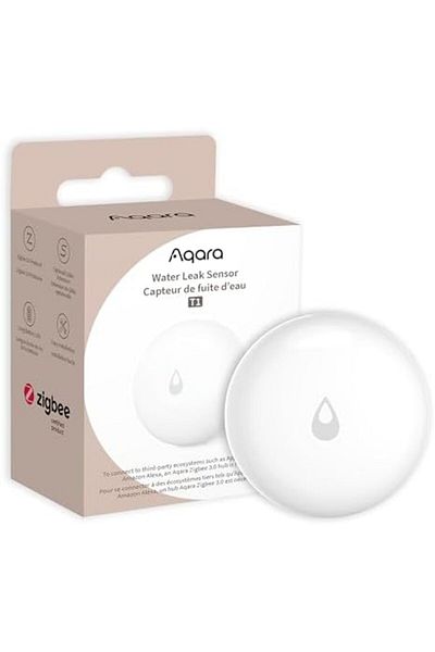 Aqara Water Leak Sensor T1, Instant Flood Warning, Compatible with Apple Home, Alexa and Google Assi