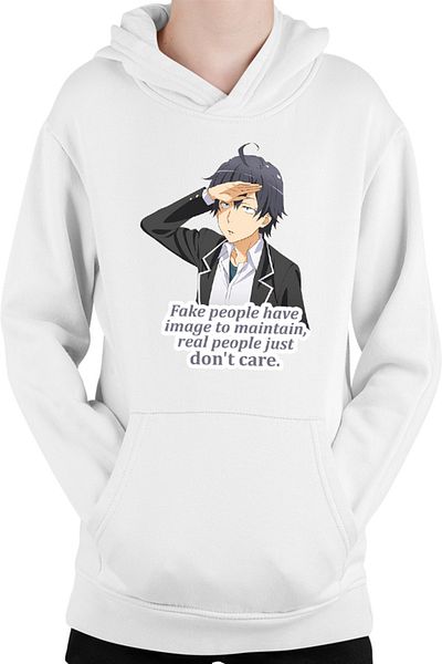 OEM Hanorac copii OreGairu Hikigaya Hachiman Fake Otaku