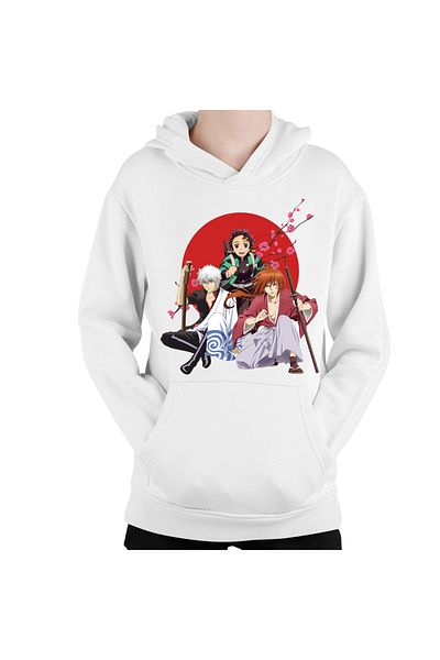 OEM Hanorac copii Rurouni Kenshin Samurai Sakura Trio Harakiri