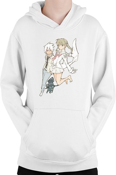 OEM Soul Eater Black Star Maka Angel Version Manga Kids Hoodie