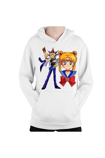 OEM Hanorac copii Yu Gi Oh Mutou Sailor Moon Duel Links Anime