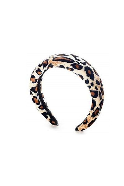 OEM Bentita din catifea neteda animal print - jaguar