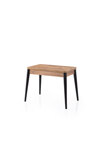 Atolye Casa 60x100cm Çam Katlanır Mutfak Masası Dolunay Model