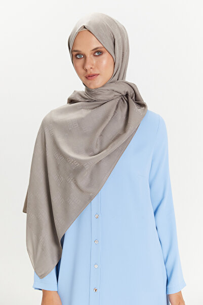 Setrms Jakarlı Monogram Şal