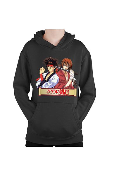 OEM Children's sweatshirt Rurouni Kenshin Sanosuke Kenshin Manuscript