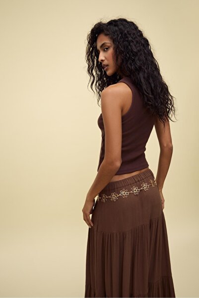 Stradivarius Peanuts racerback T-shirt