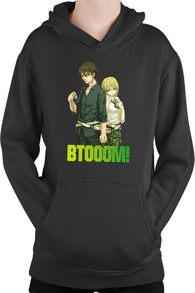 OEM Hanorac copii Btooom! Sakamoto Ryouta Himiko Lovers Game Crafting Bombs