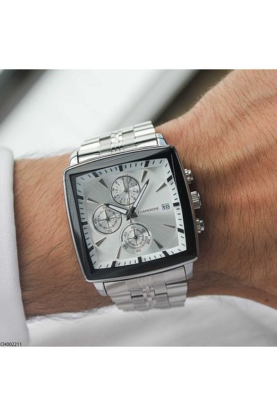 Chaperone Ch002211 Men's Wrist Watch with Steel Band