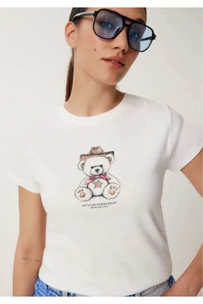 BUSEM S0018361 Bsm Teddy Bear Printed T-Shirt