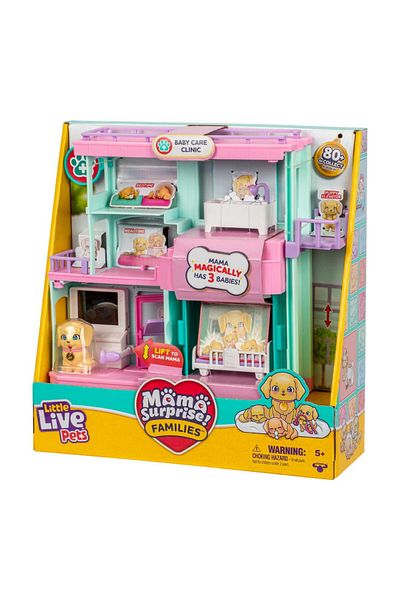 Moose Toys Little Live Pets: Mama Surprise Families S1 Baby Care Clinic