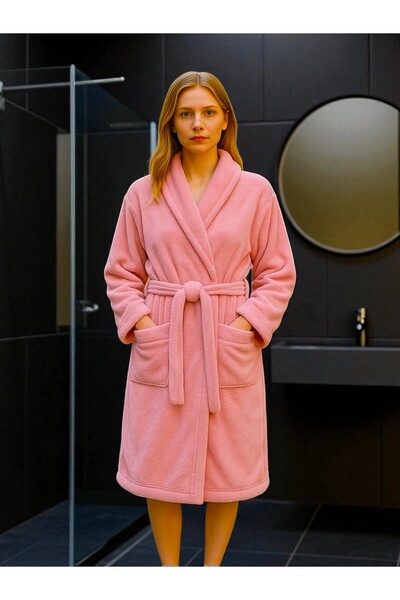 asev tekstil Cotton Women's Bathrobe