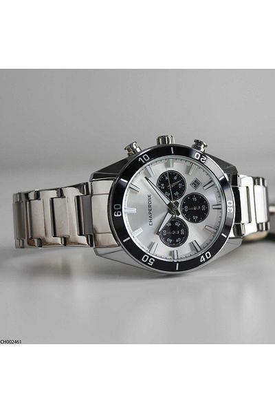 Chaperone Ch002461 Men's Wrist Watch with Steel Band