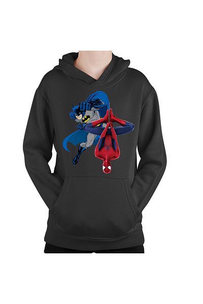 OEM Kids Sweatshirt Batman Spiderman Bruce Spirit Cosplay Marvel