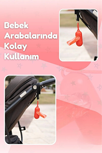 Korbell 16l Çöp Kutuları Ile Uyumlu - 1 Paket 500 Adet Bebek Bezi Kapasiteli Paket Yerli Çöp Poşeti