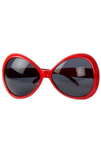 CONAHOME 70's Years Red Color Nostalgia Green Pine Party Glasses 15X7 cm