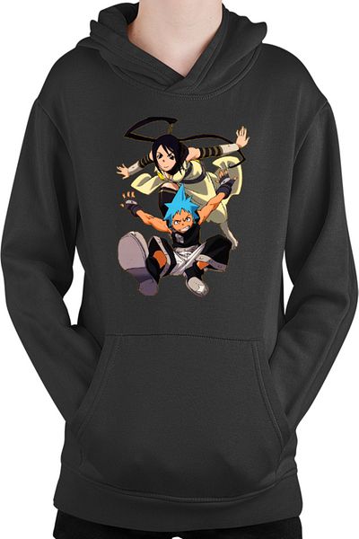 OEM Hanorac copii Soul Eater Black Star Tsubaki Partner Supranatural Anime