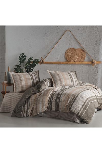 Pucioasa Ranforce Clasy King Size Bed Linen (Modena)