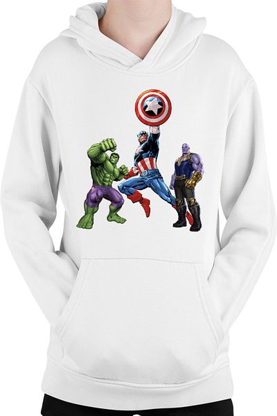 OEM Hanorac copii Captain America Hulk Thanos Marvel Avangers Comics Cartoons