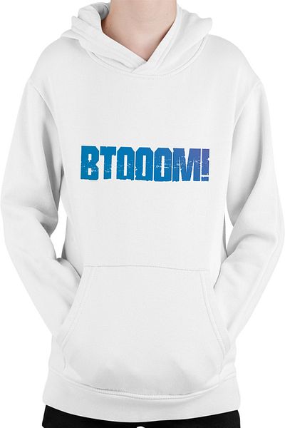 OEM Hanorac copii Btooom! Logo Isekai Tragic Shounen Game Players Stone