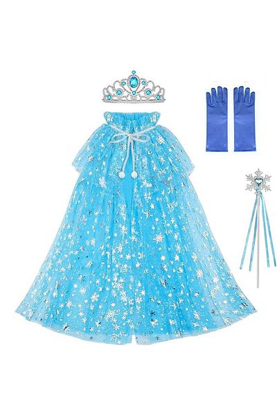 CONAHOME Frozen Elsa Cape Crown Wand and Glove Set 80 cm