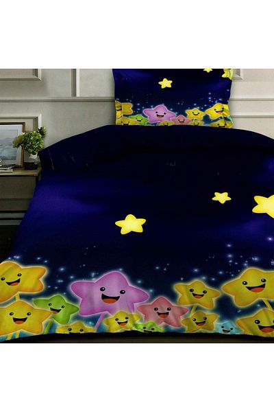 Pucioasa Finet 3D Single Bed Linen (F1P69)
