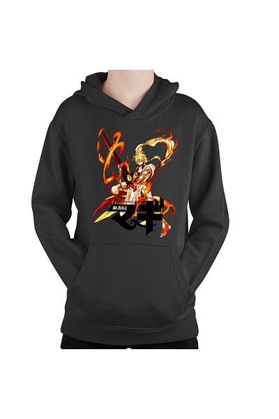 OEM Children's hoodie Magi The Labyrinth of Magic Alibaba Fire Sword