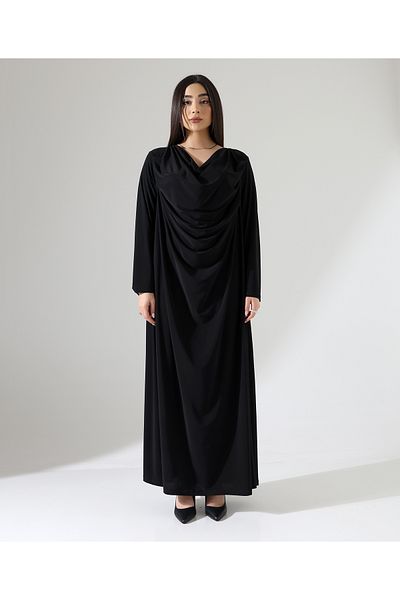 Fi'l Arz Fashion Degaje Collar Long Evening Dress