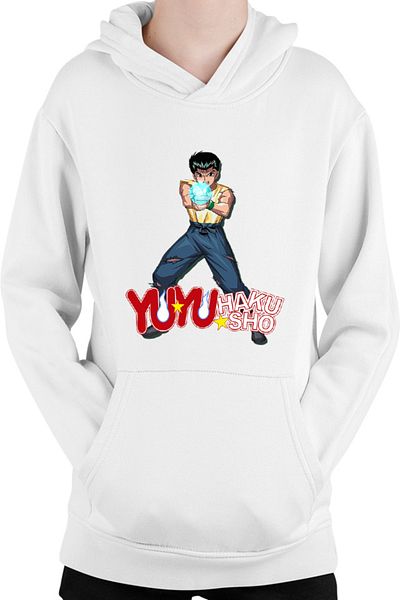 OEM Children's Hoodie Yu Yu Hakusho Yusuke Urameshi Super Power Paranormal Anime