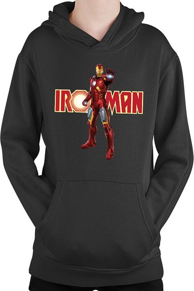 OEM Kids Hoodie Ironman Logo Suit Accident American Comic Books