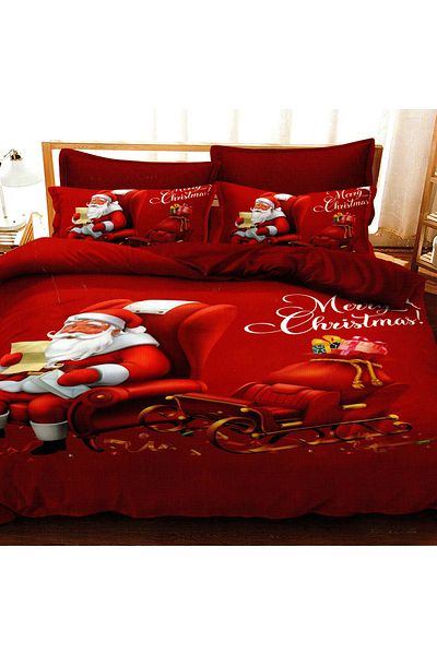 Pucioasa Finet 3D Bed Linen 6 Pieces Christmas F-Xmas41