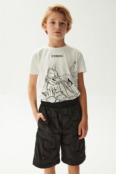 Iceberg Boy Black Shorts