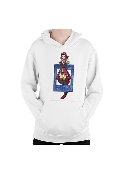OEM Yu Gi Oh Akiza Izinski Anime Card Game Kids Hoodie