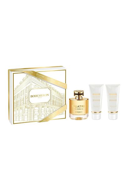 Boucheron Quatre Iconic Gift Set – Eau de Parfum 100ml + Body Lotion 100ml + Shower Gel 100ml Women