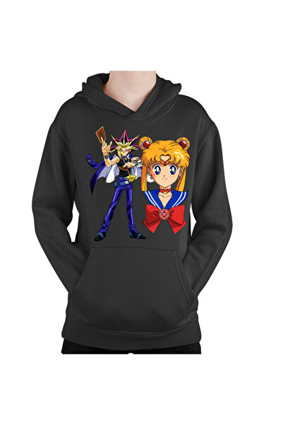 OEM Hanorac copii Yu Gi Oh Mutou Sailor Moon Duel Links Anime