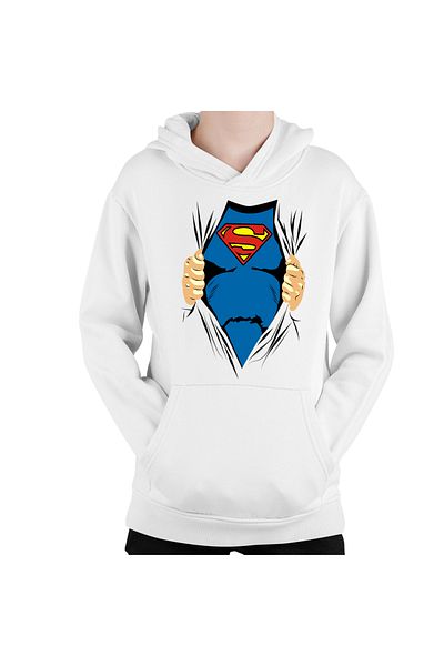 OEM Superman Clark Kent Pop Hero Men of Steel Kids Hoodie
