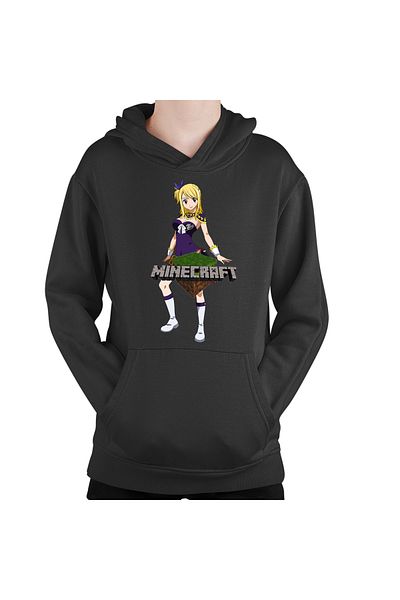 OEM Hanorac copii Fairy Tail Lucy Minecraft Fan Anime Manga