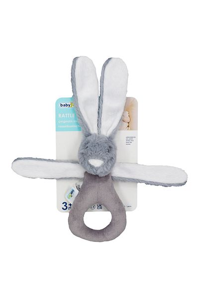 CONAHOME BabyJem Plush Mini Rabbit with Holder 842 Gray