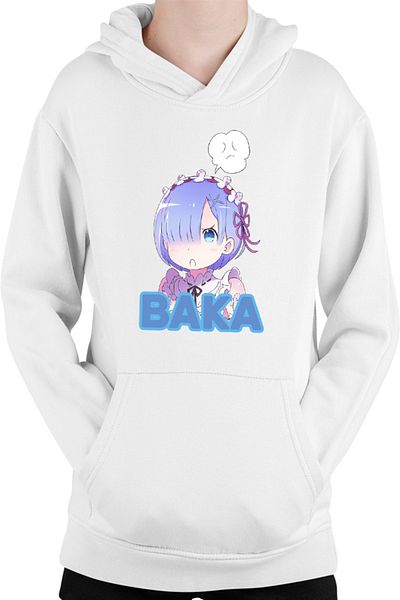 OEM Hanorac copii Re Zero REM Baka Tappei Nagatsuki Isekai Light Novel
