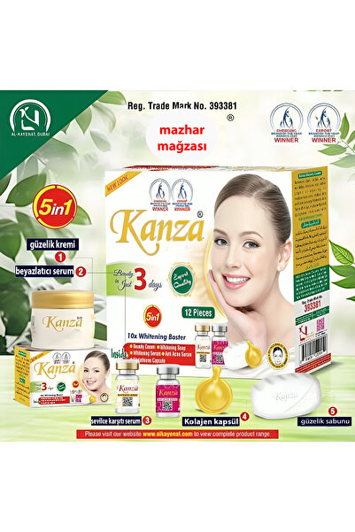 KAİZEN 5 Li Kanza 1 Arada Güzellik Ve Beyazlatıcı Seti (1 PAKET)